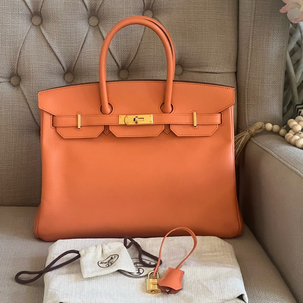 ❌SOLD❌Birkin 35 Mango on PHW
Epspm Leather Stamp P Square (2012)